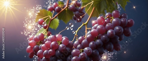 Beautiful background with grapes