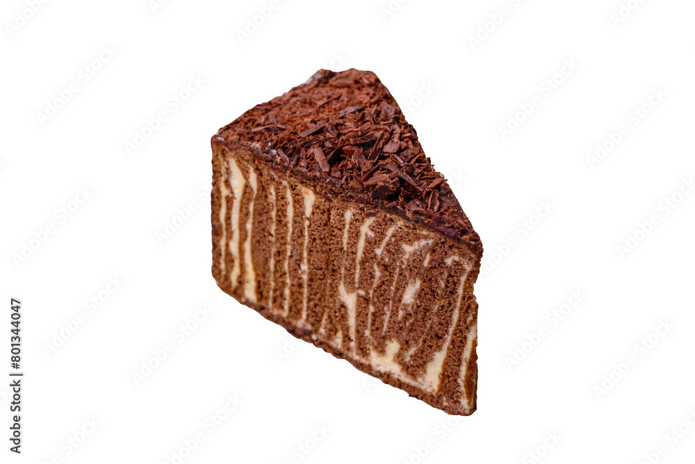 Delicious fresh cheesecake cake or snickers with cream and nuts on a ceramic plate Delicious fresh cheesecake cake or snickers with cream and nuts on a ceramic plate