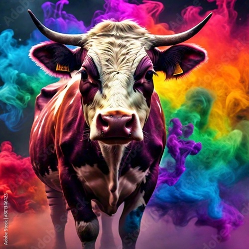 bull with horns © Minaal