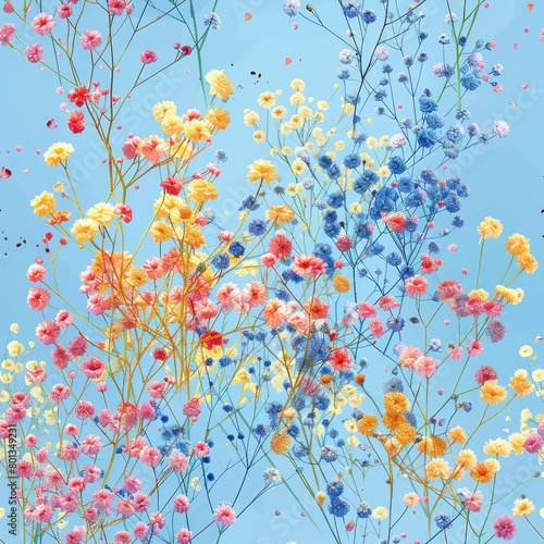 background with flowers