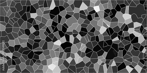 Abstract colorful background with triangles. background of crystallized. dark and light gray Geometric Modern creative background. Gray Geometric Retro tiles pattern. Gray hexagon ceramic