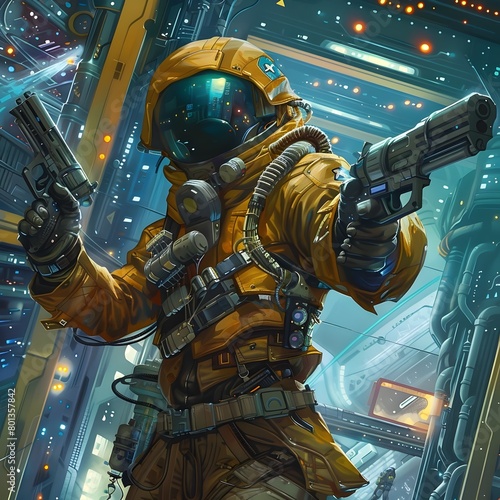 Interstellar Bounty Hunter Confronts Notorious Space Station Counterfeiter photo