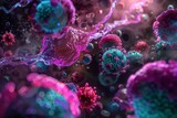 HIVAIDS is visualized through an interactive HUD that models the virus s impact on cellular structures