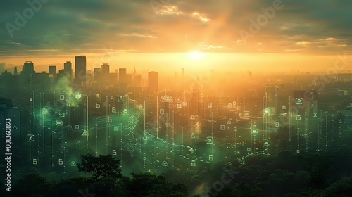 Digital Cityscape  A Technological Vision of Urban Living