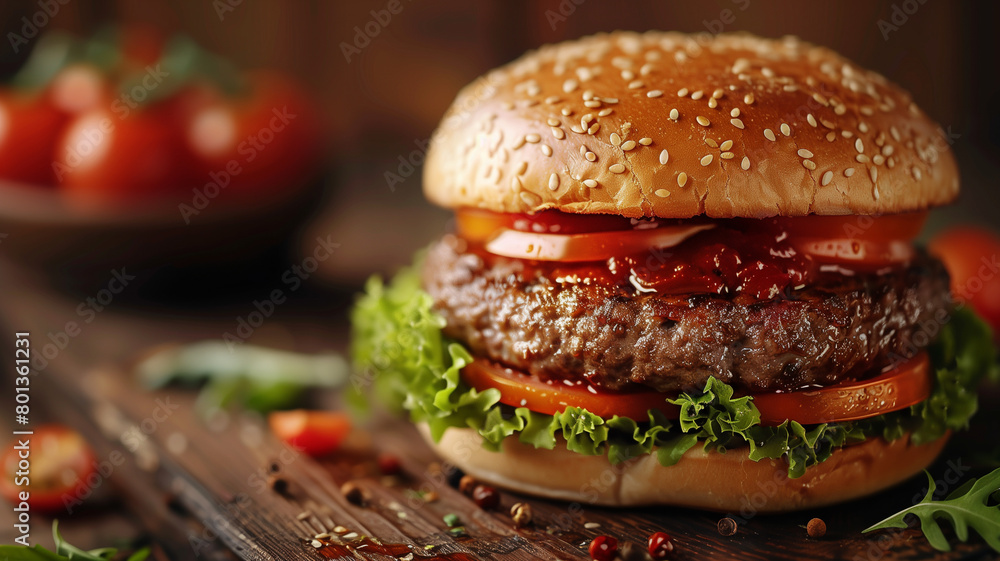 burger or hamburger with grilled beef, cheese and well decorative with fresh ingredients, food photography with restaurant lighting background collection of fast food theme burger or hamburger with grilled beef, cheese and well decorative with fresh ingredients, food photography with restaurant lighting background collection of fast food theme