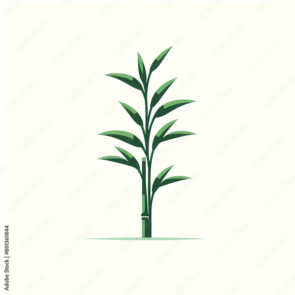 Fototapeta premium vector type image of bamboo 