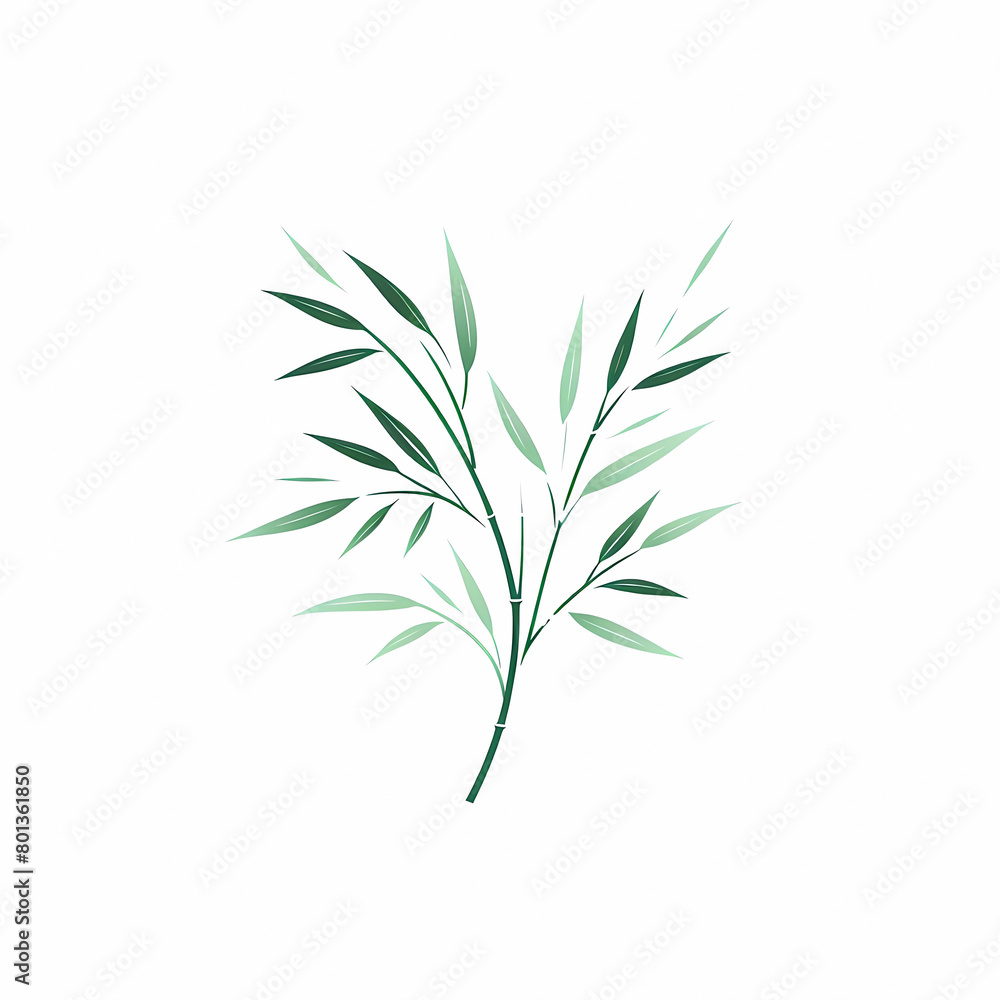 vector type image of bamboo 