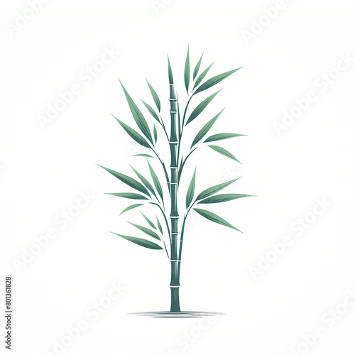 vector type image of bamboo 