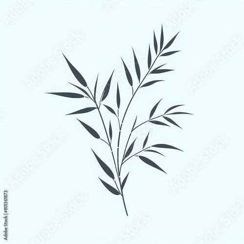 vector type image of bamboo 