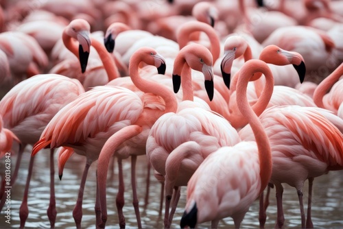 pink flamingo in the zoo © sandra