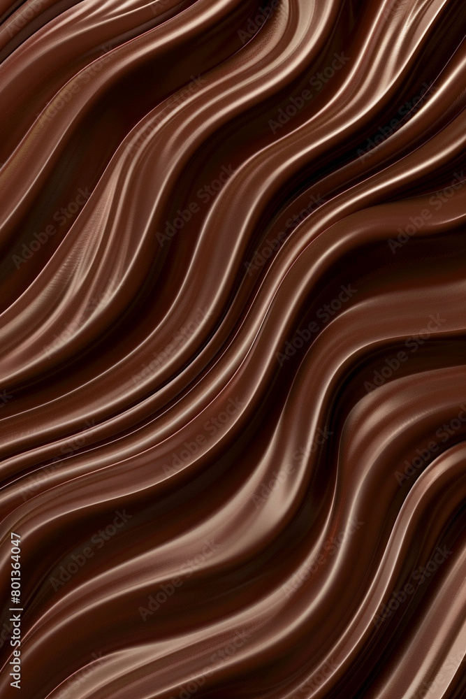Chocolate brown wavy background, warm and deep, perfect for coffee shops or rustic decor designs Chocolate brown wavy background, warm and deep, perfect for coffee shops or rustic decor designs