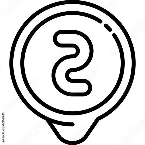 Two Location Icon