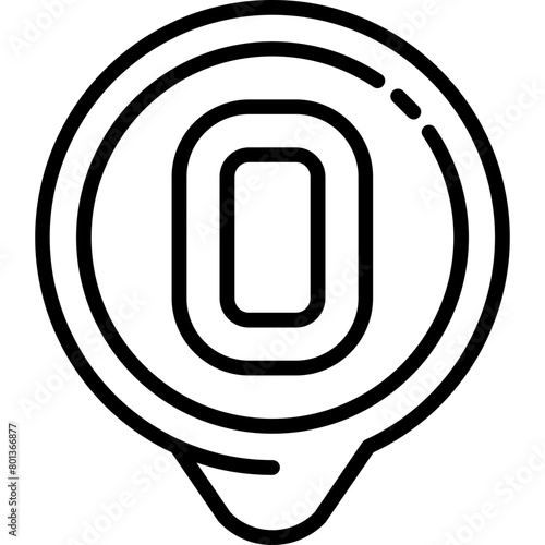Zero Location Icon