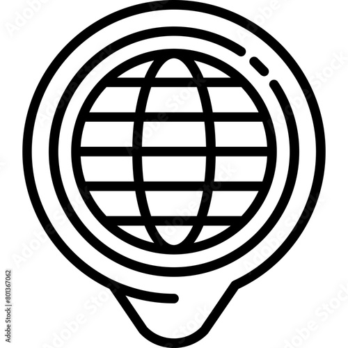 Worldwide Location Icon