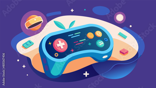 A handheld device resembling a virtual reality controller that lets users scroll through a menu of dream scenarios and select their desired.