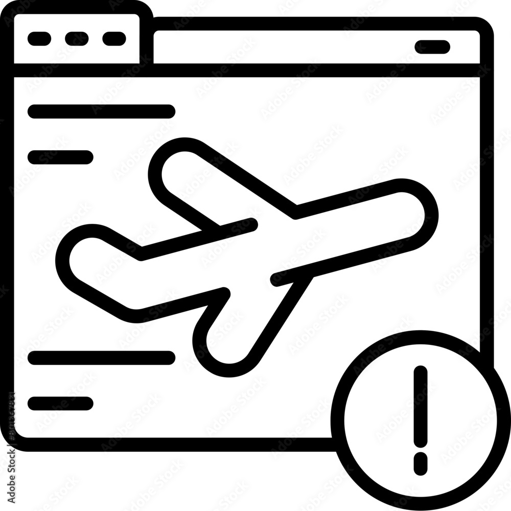 Flight Important Notice Icon