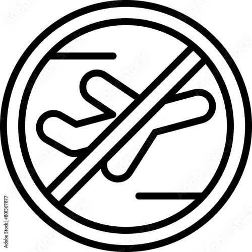 Flight Ban Icon