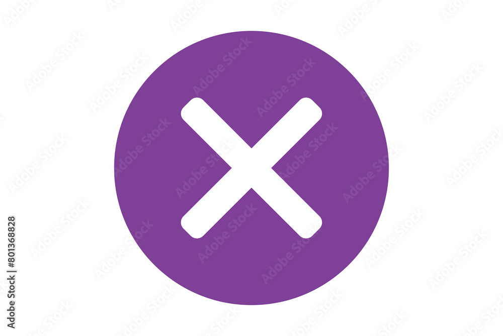 Fototapeta premium Cross button