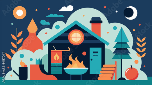 The sauna serves as a gentle reminder to take a break and prioritize mental health amidst the chaos of daily life..