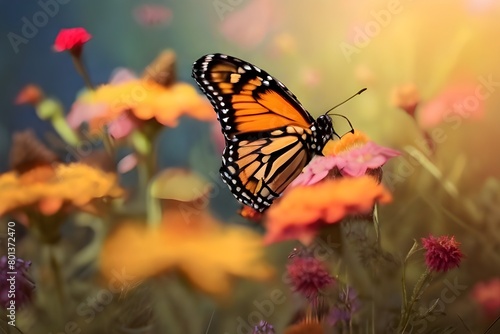 monarch butterfly on flower