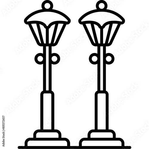 LED Streetlights Icon