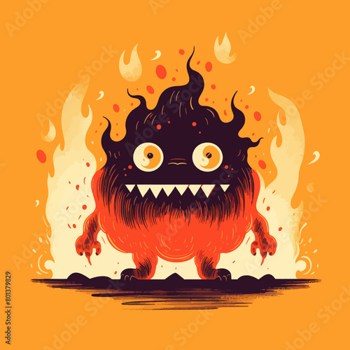 Fire monster 