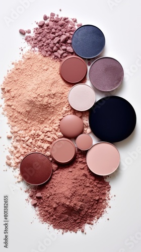 cosmetic powder makeup blush eye shadow, ai