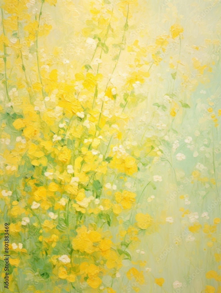 soft color spring flower leaves oil painting , ai soft color spring flower leaves oil painting , ai