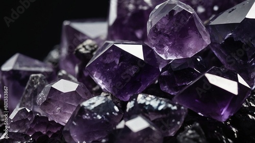 purple and white crystal