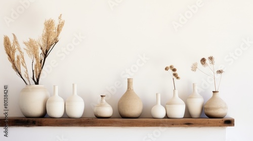earth tone ceramic vase terracotta  ai