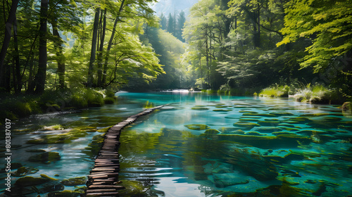 A River With Clear Water Surrounded by Trees