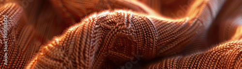 Soft Cashmere Sweater: Close-Up of Velvety and Textured Cashmere Sweater with Cozy Warmth © Lila Patel