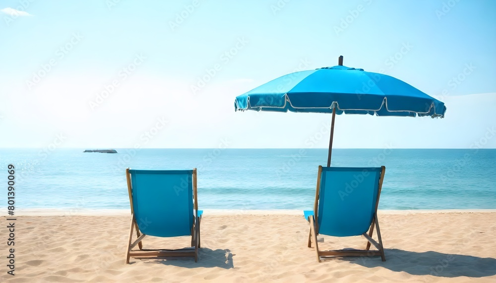 lounge chairs and umbrellas on the beach