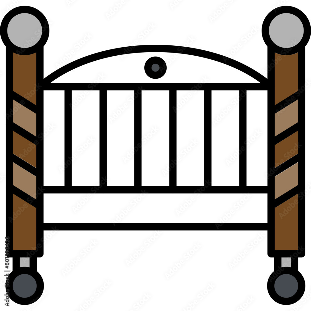  Baby Crib Icon