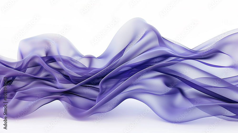 A deep periwinkle wave, serene and profound, flowing dynamically over a white canvas, presented in a breathtakingly clear high-definition image. A deep periwinkle wave, serene and profound, flowing dynamically over a white canvas, presented in a breathtakingly clear high-definition image.