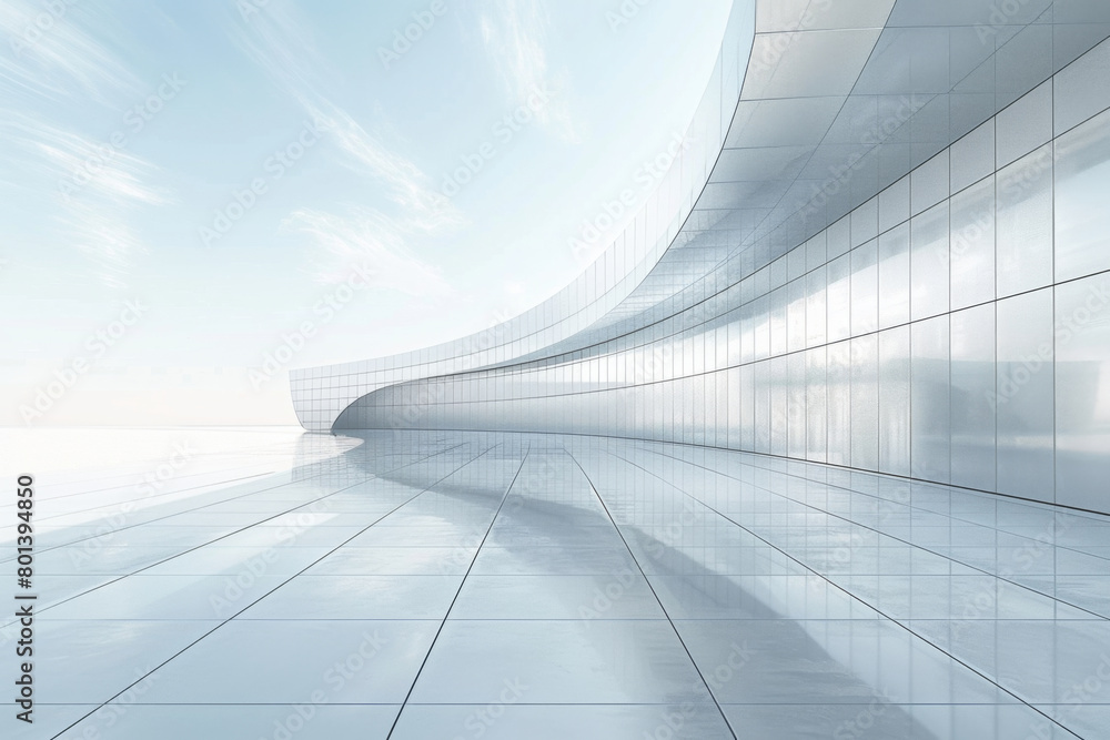 Concrete outdoor square building,Empty architectural background. Concrete outdoor square building,Empty architectural background.
