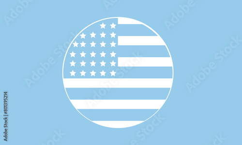 USA Flag icon .