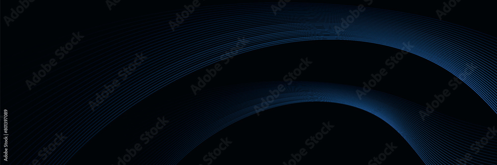Dark abstract background with glowing wave. Shiny moving lines design element. Elegant dynamic wavy lines. Modern futuristic technology concept. Vector Dark abstract background with glowing wave. Shiny moving lines design element. Elegant dynamic wavy lines. Modern futuristic technology concept. Vector