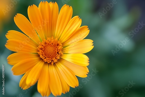  vibrant marigold flower in full bloom