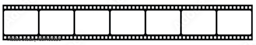 Film strip icon. Video tape photo film strip frame vectro