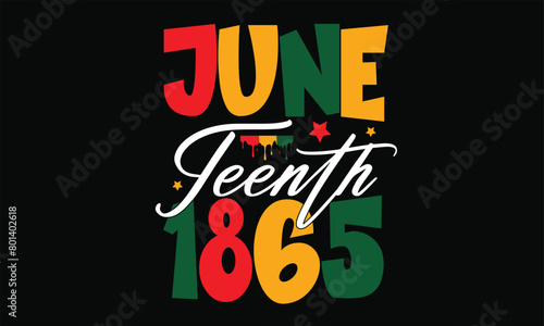 Juneteenth 1865 T-shirt Design Bundle