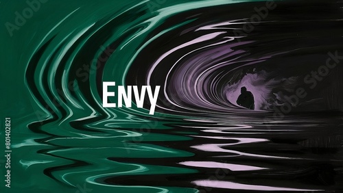 Abstract background representing envy photo