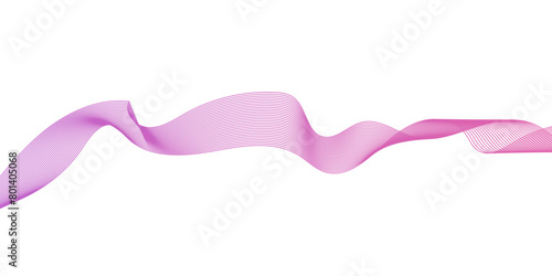Abstract wavy lines flowing curve golden gradient color on transparent background. Abstract white background colorful lines. modern wavy stripes on white background isolated. 