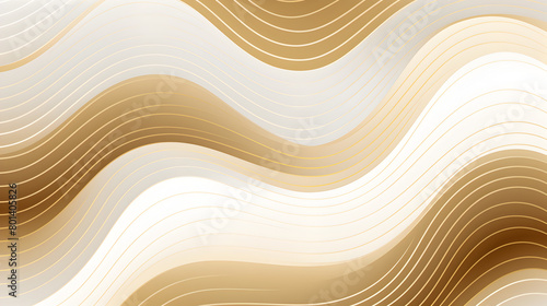 abstract background with waves, A brown paper texture .3D rendered offwhite wave pattern background