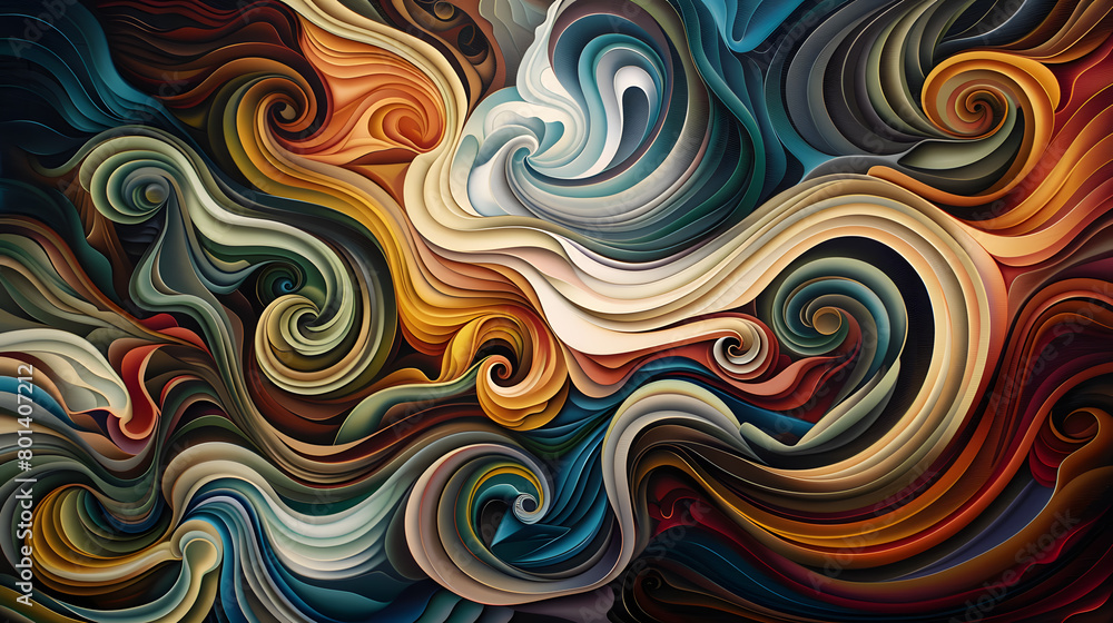 A cascade of cascading ribbons of color, intertwining and overlapping in a mesmerizing display of fluid motion and graceful elegance A cascade of cascading ribbons of color, intertwining and overlapping in a mesmerizing display of fluid motion and graceful elegance
