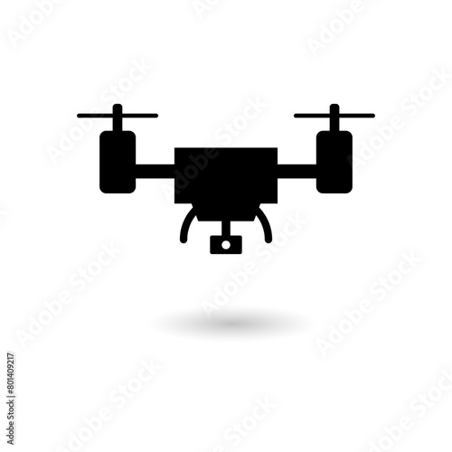 Drone camera product machine icon symbol sign design vector