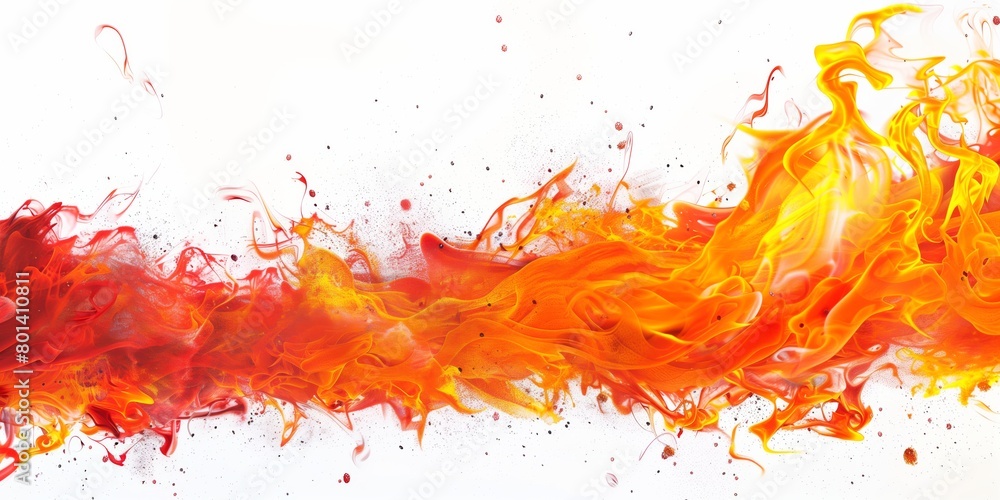 flames isolated on white. flames isolated on white.