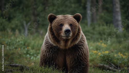 brown bear in the forest © Bibi