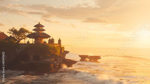 Bali's Tanah Lot Sea Temple photo