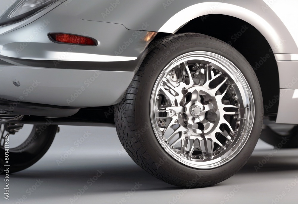 'car suspension isolated 3d wheel background white axle truck pickup power engineering render show contemporary engine vehicle technology development tire'